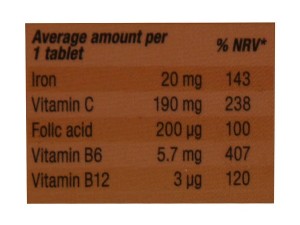 قرص آیزن پلاس یوروویتال ۶۰ عدد