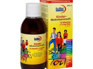 شربت کیندر مولتی ویتامین یوروویتال ۲۰۰ میلی لیتر