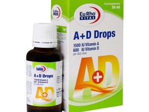 قطره خوراکی آ+د یوروویتال 30 میلی لیتر