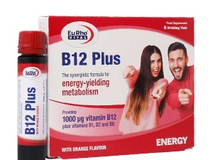 ویال خوراکی ویتامین B12 پلاس یوروویتال 6 عدد