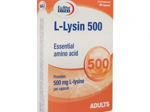 کپسول ال لیزین 500 میلی گرم یوروویتال 30 عدد
