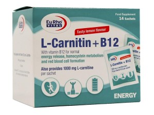 ساشه ال کارنیتین پلاس B12 یوروویتال 14 عدد