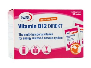 ساشه ویتامین B12 دایرکت یوروویتال 30 عدد