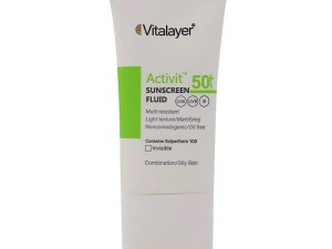 فلوئید ضد آفتاب SPF50 پوست چرب اکتی ویت ویتالیر 50 میلی لیتر