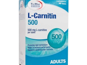 قرص ال کارنیتین 500 میلی گرم یوروویتال 60 عدد