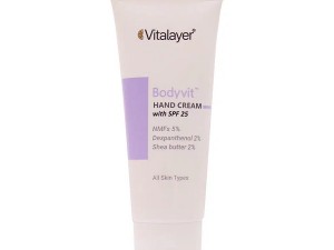کرم مرطوب کننده دست SPF25 بادی ویت ویتالیر 75 میلی لیتر