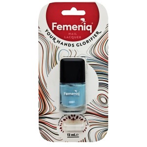 لاک ناخن فمنیک مدل nature friendly شماره 359 رنگ آبی پاستلی حجم 12 میلی لیتر