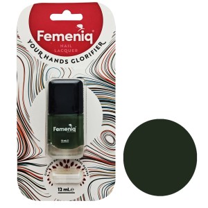 لاک ناخن فمنیک مدل nature friendly شماره 314 رنگ سبز سدری حجم 12 میلی لیتر
