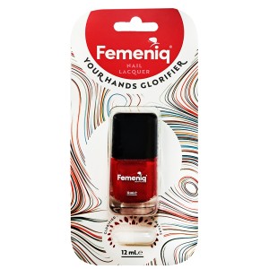 لاک ناخن فمنیک مدل nature friendly شماره 163 رنگ قرمز حجم 12 میلی لیتر