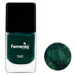 لاک ناخن صدفی فمنیک مدل nature friendly شماره 157 رنگ کله غازی اکلیلی حجم 12 میلی لیتر