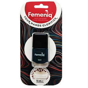 لاک ناخن صدفی فمنیک مدل nature friendly شماره 157 رنگ کله غازی اکلیلی حجم 12 میلی لیتر