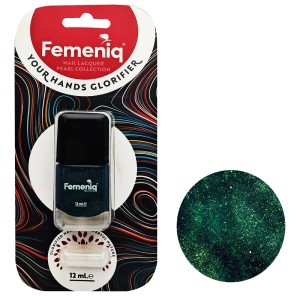 لاک ناخن صدفی فمنیک مدل nature friendly شماره 157 رنگ کله غازی اکلیلی حجم 12 میلی لیتر