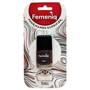 لاک ناخن فمنیک مدل nature friendly شماره 088 رنگ طوسی خاکی حجم 12 میلی لیتر