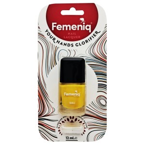 لاک ناخن فمنیک مدل nature friendly شماره 017 رنگ زرد موزی حجم 12 میلی لیتر