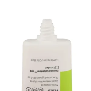 فلوئید ضدآفتاب بی‌رنگ ویتالیر SPF50 مدل اکتیویت مناسب پوست‌های مختلط و چرب حجم 50 میلی‌لیتر