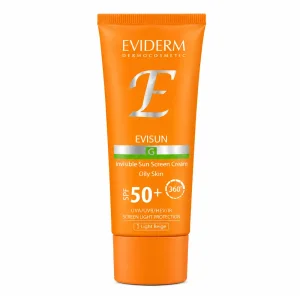 کرم ضد آفتاب اویدرم مناسب پوست چرب SPF50 حجم 40 میلی لیتر