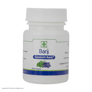 کپسول گاسترولیت 20 میلی گرمی باریج اسانس بسته 30 عددی