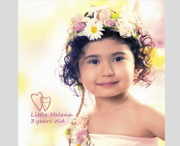 عکس کودک با تم نولد برای جلد آلبوم