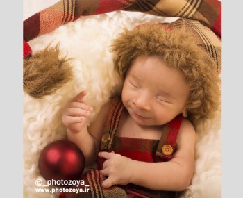 عکس نوزاد با تم کریسمس