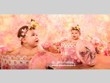 عکس ترکیبی کودک با تم فرشته