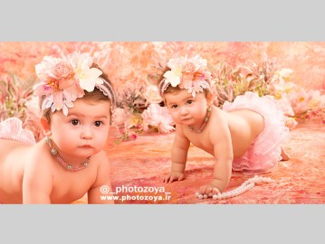 عکس ترکیبی کودک با تم فرشته